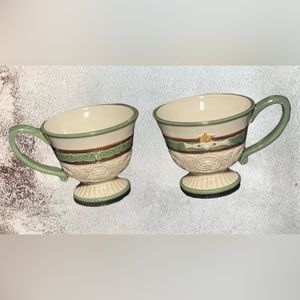 Vintage Irish Celtic Grasslands Road tea/coffee cups